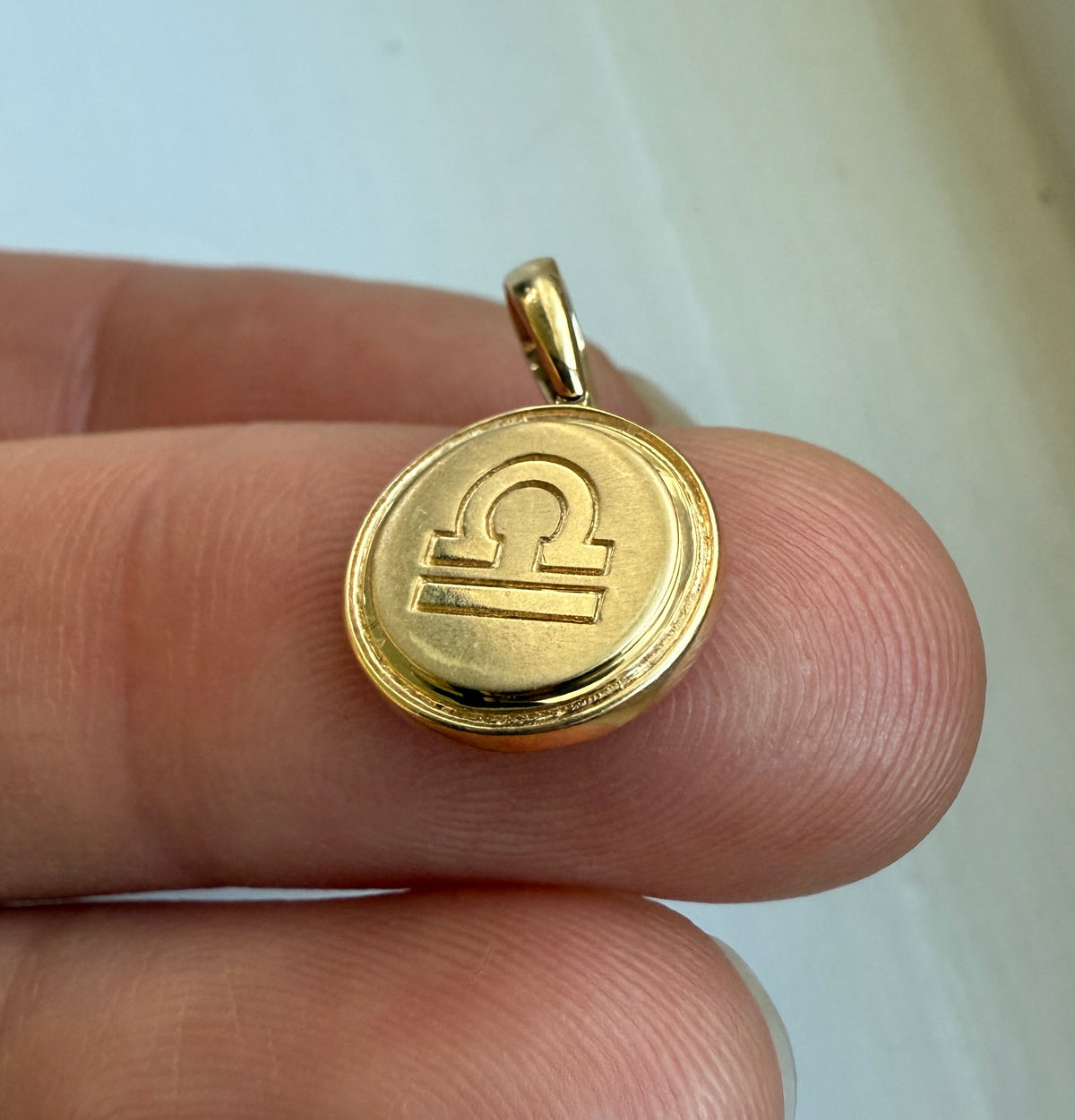 Zodiac 14K Gold Libra Charm