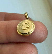 Zodiac 14K Gold Libra Charm