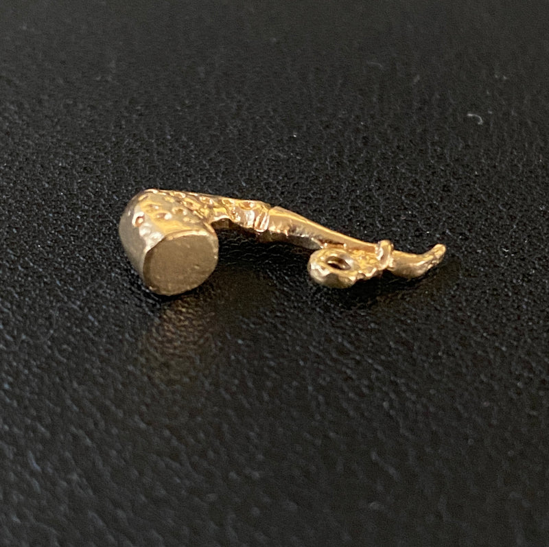 Vintage 14K Gold Pipe Charm