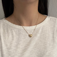 Vintage 14K Gold Curb Link Chain, 17.75" Long