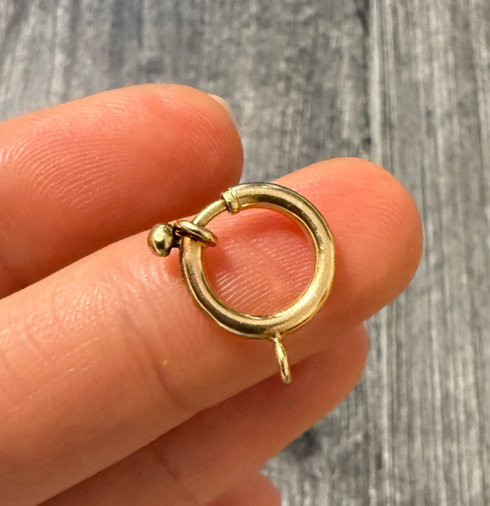 Antique Midsized 14K Gold Spring Ring