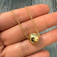 Etoile Diamond Ball Slider and 14K Gold Necklace