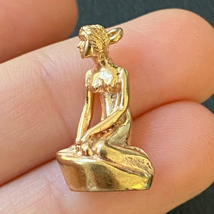 Vintage Denmark “The Little Mermaid” Statue Charm