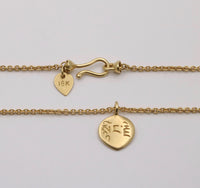 Me & Ro 18K Gold “Compassion” Necklace, 16” Long