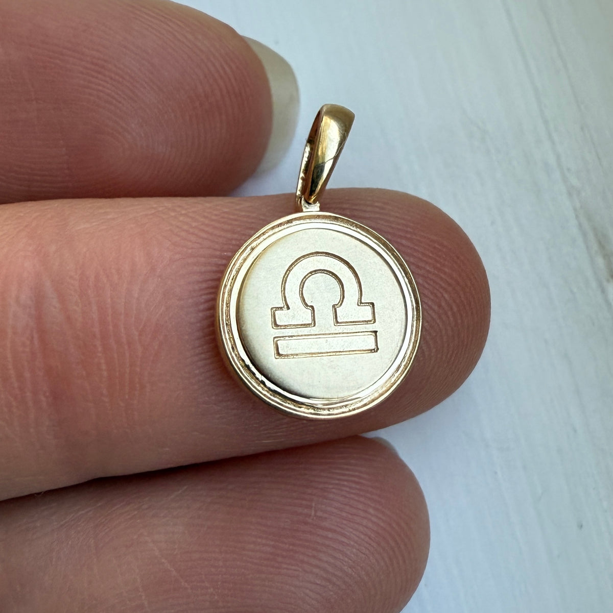Zodiac 14K Gold Libra Charm