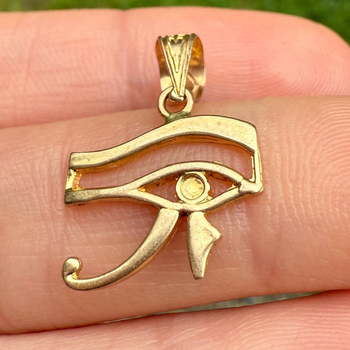 Vintage 14K Gold Egyptian “Eye Of Horus” Charm