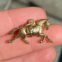 Vintage 14K Gold Horse Charm