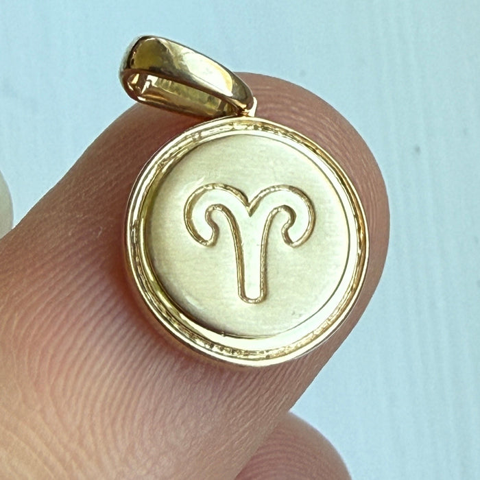 Zodiac 14K Gold Aries Charm