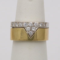 Vintage Diamond and 18K Gold Wonder Woman Band