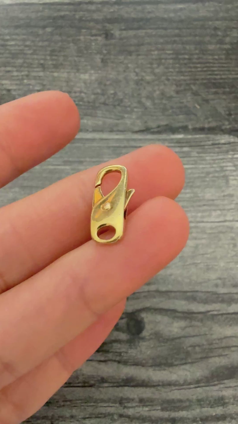 Vintage 14K Gold Rectangular Clasp