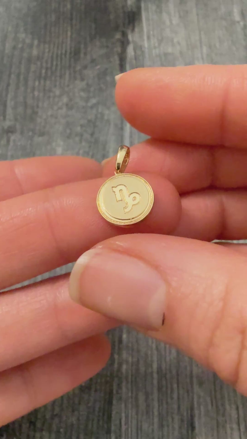 Zodiac 14K Gold Capricorn Charm