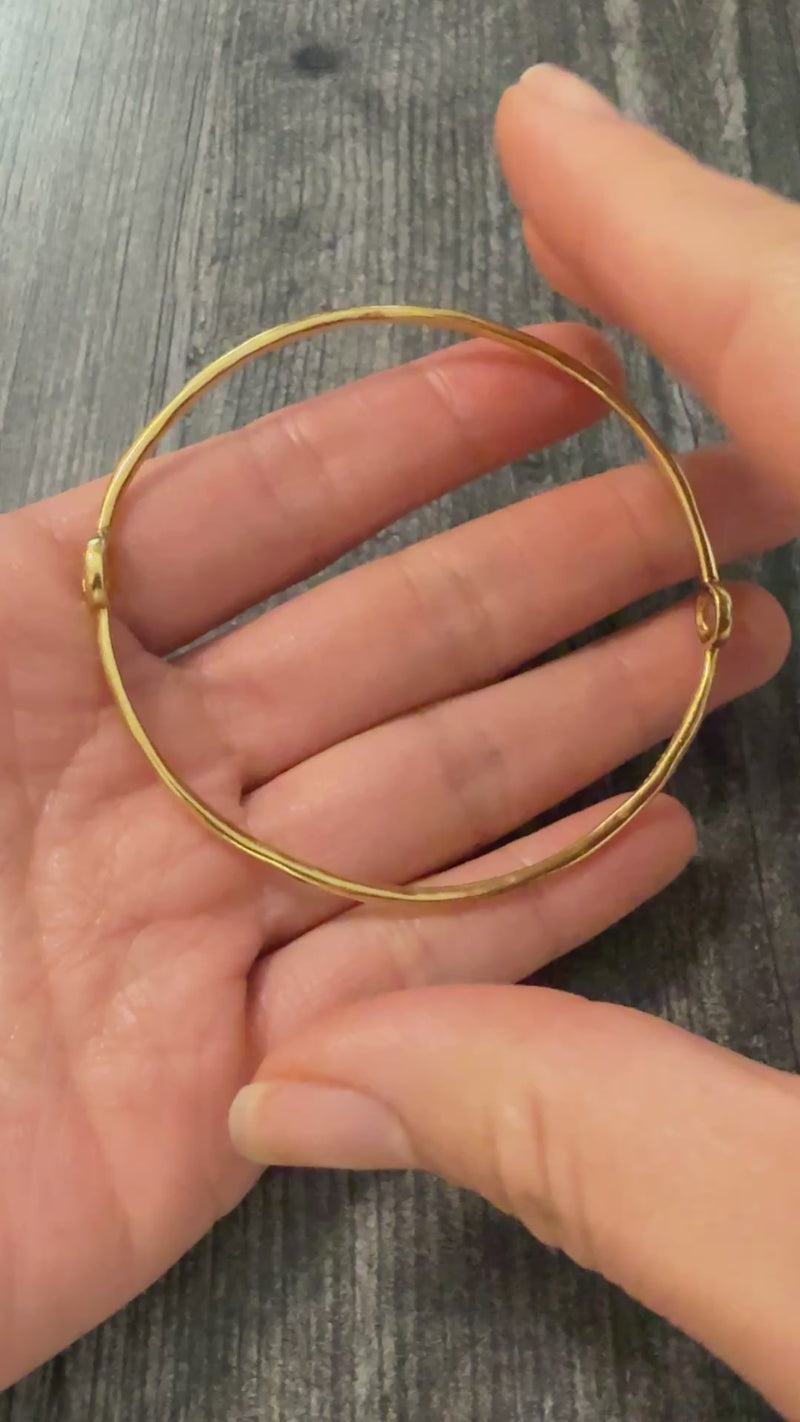 Ippolita 18K Gold and Lemon Quartz Bangle (Y)