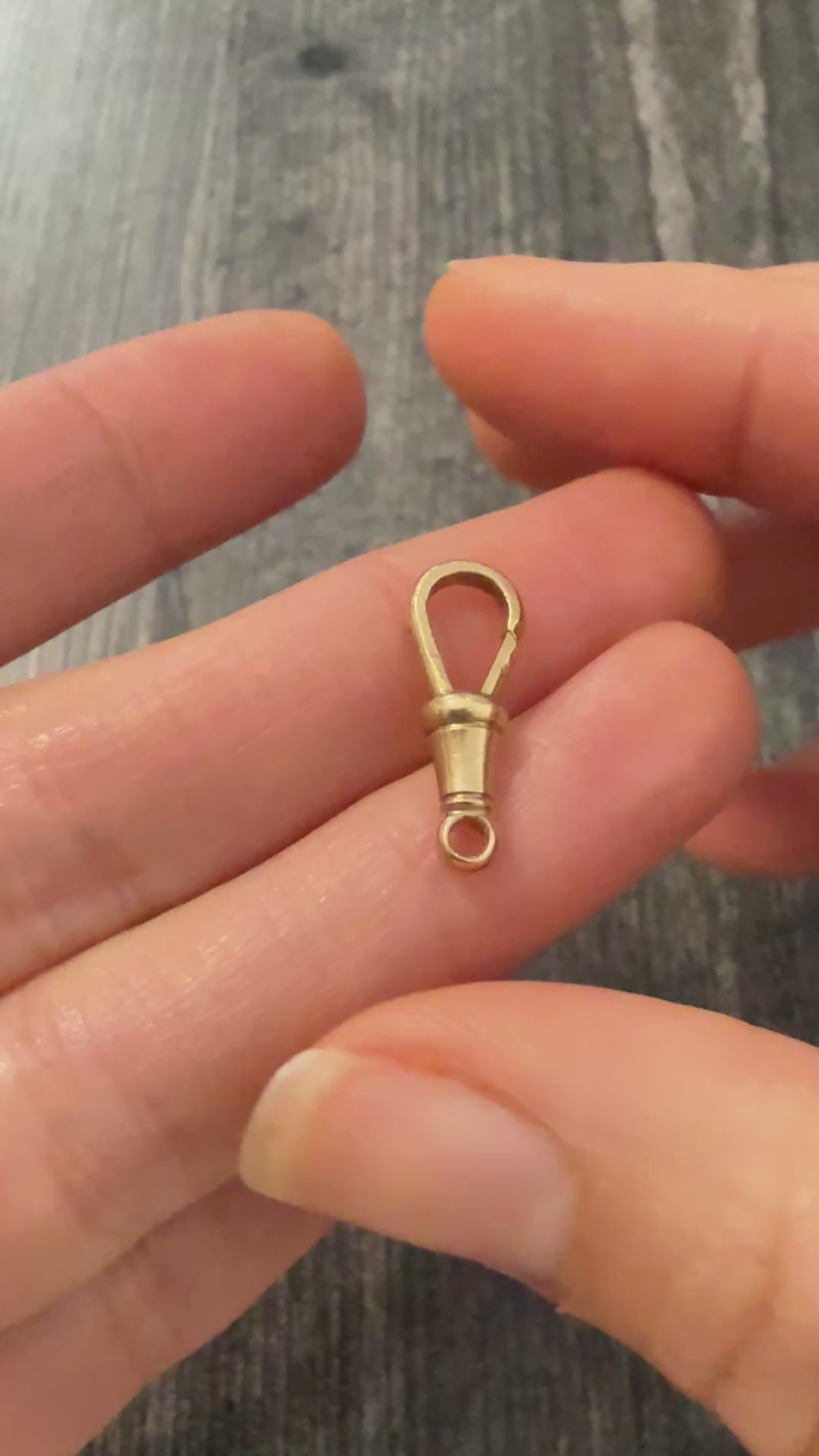 Antique 9K Gold Dog Clip