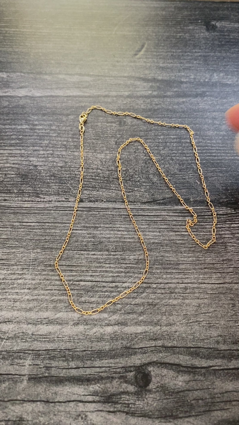 Smaller Everyday Chain in 14K Gold