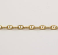 Classic 14K Gold Anchor Mariner Link Bracelet, 7 inches
