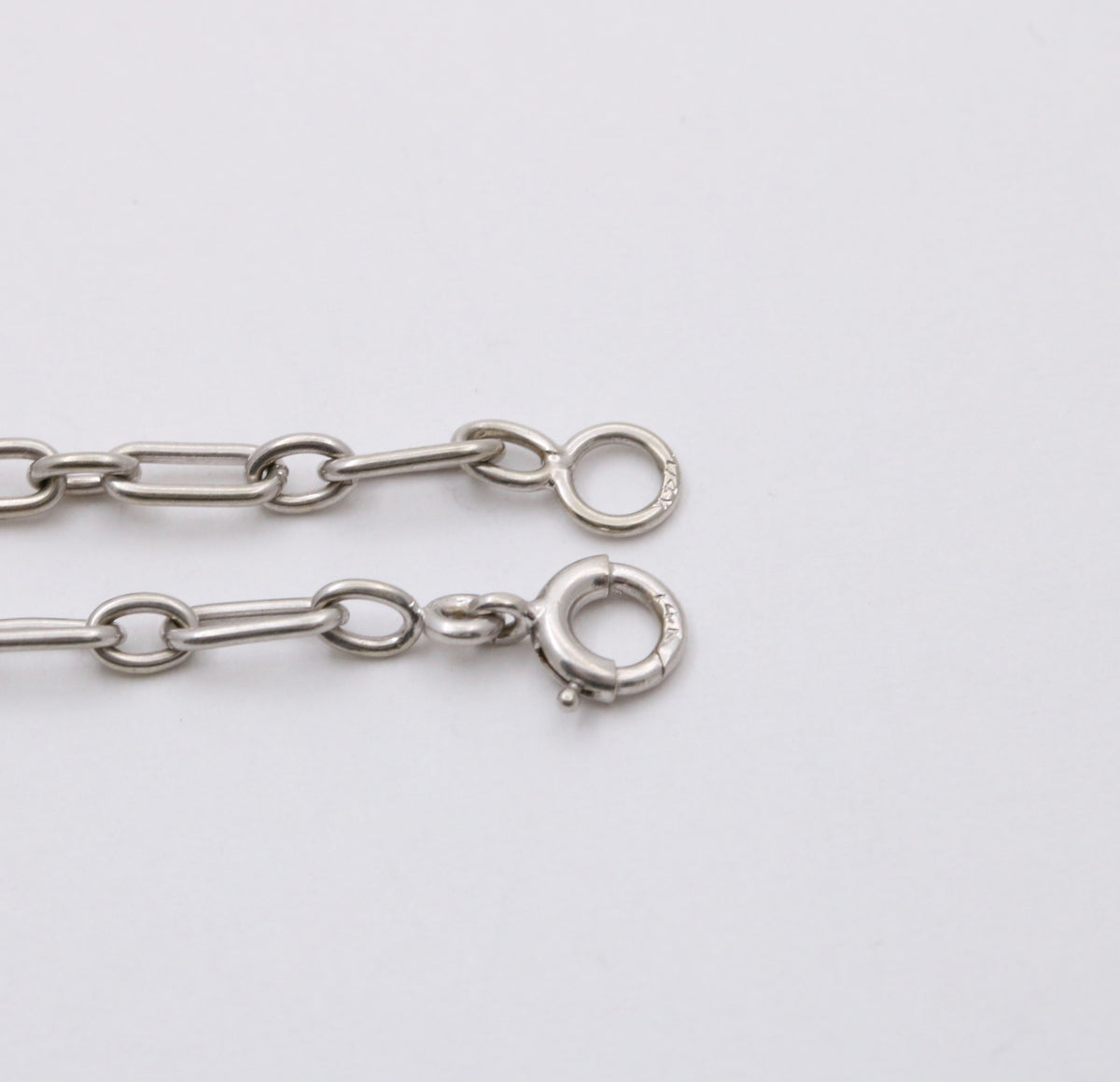 Deco Chain Link Bracelet in Sterling Silver