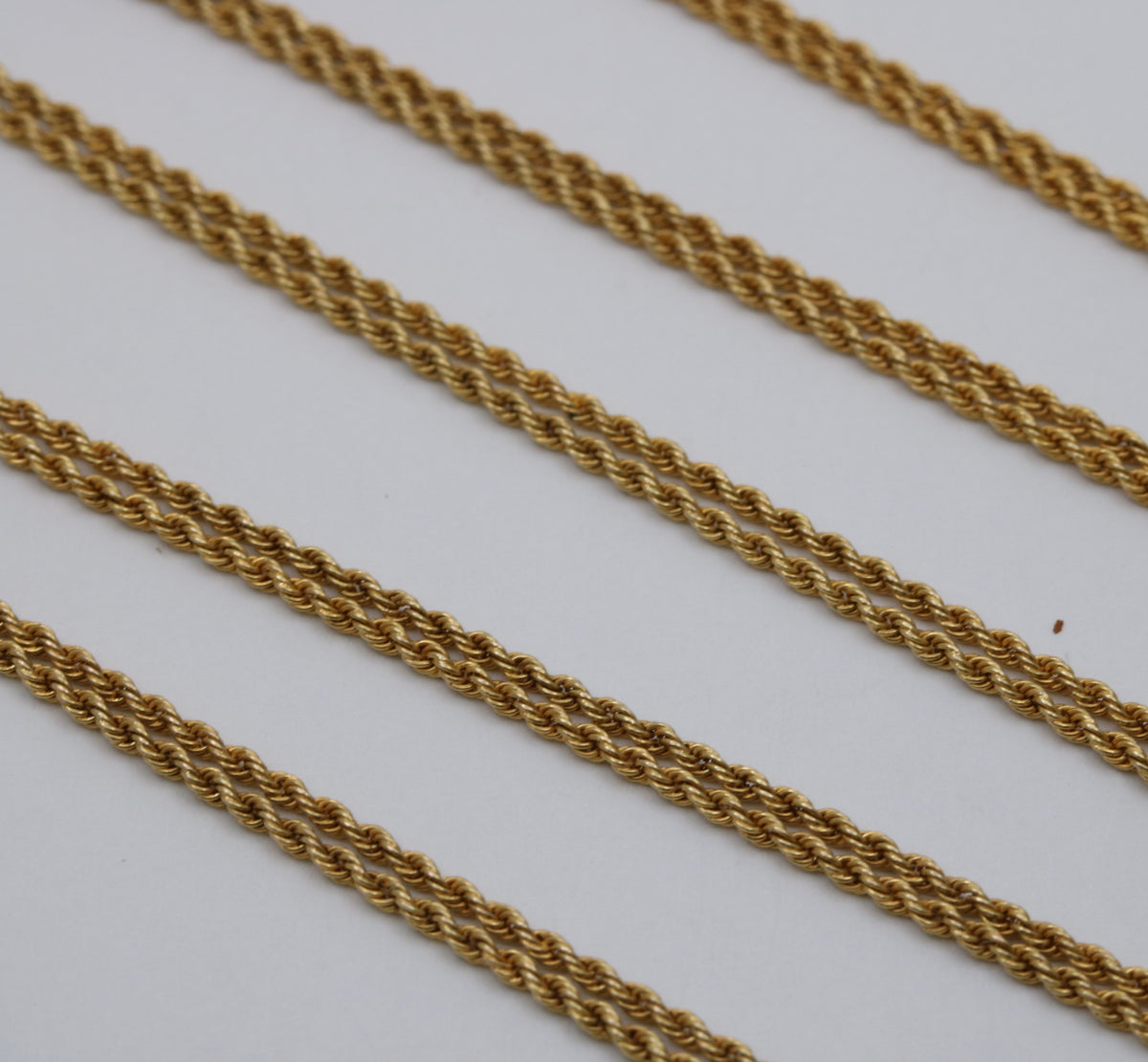 Victorian 10K Rope Longuard Chain, 48” Long
