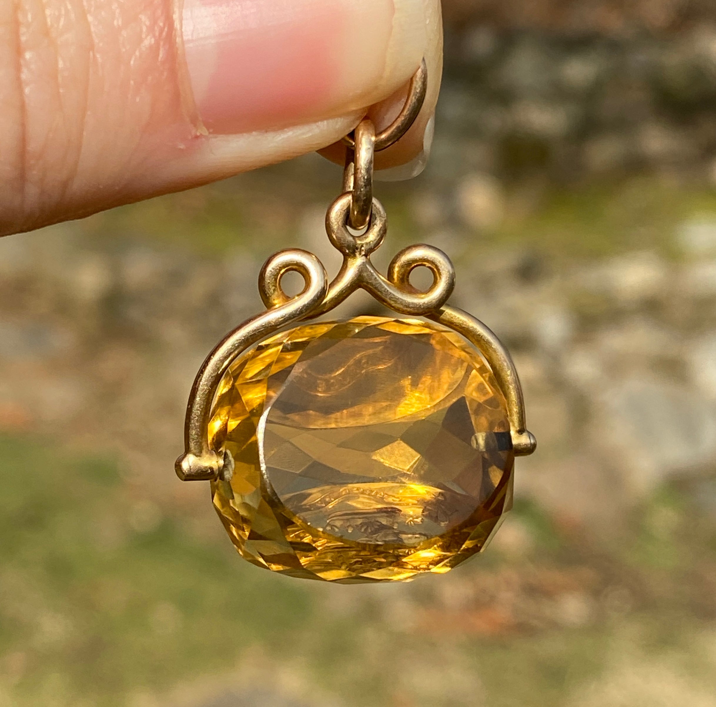 Natural Citrine Necklace, 5mm Round Faceted Gemstone Necklace, Novembe