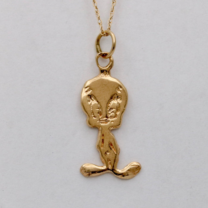 Vintage 14K Gold Tweety Bird Charm