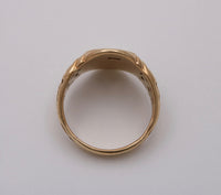 Vintage 14K Gold Shield and Phoenix Signet Ring