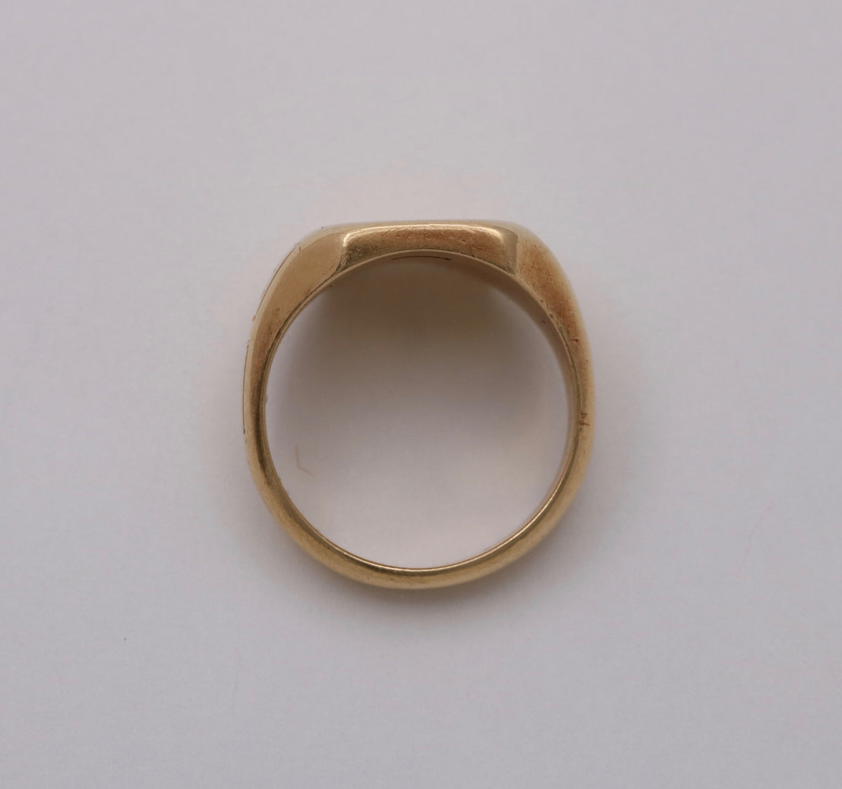 monogram carved ring