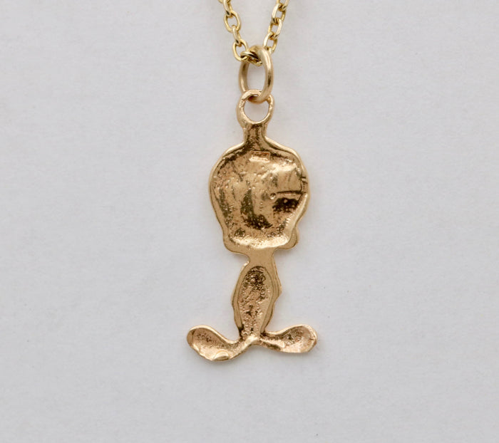 Vintage 14K Gold Tweety Bird Charm
