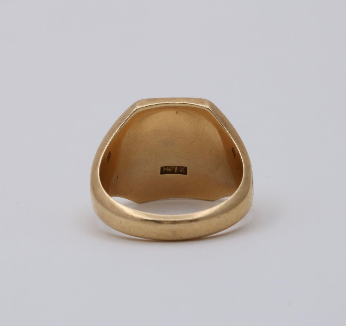 Vintage 14K Gold Greek Key Signet Ring