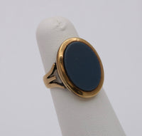 Vintage Sardonyx and 14K Gold Signet Ring