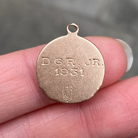 Art Deco Princeton 14K Gold and Enamel Daily Princetonian Charm