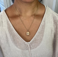 Victorian Revival 18K Gold Vinaigrette and Locket Charm