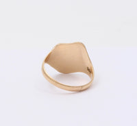 Art Deco 14K Gold “1922” Date Ring, Antique Shield Ring