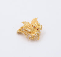 Vintage 14K Gold Terrier Dog Pin, Fun Brooch