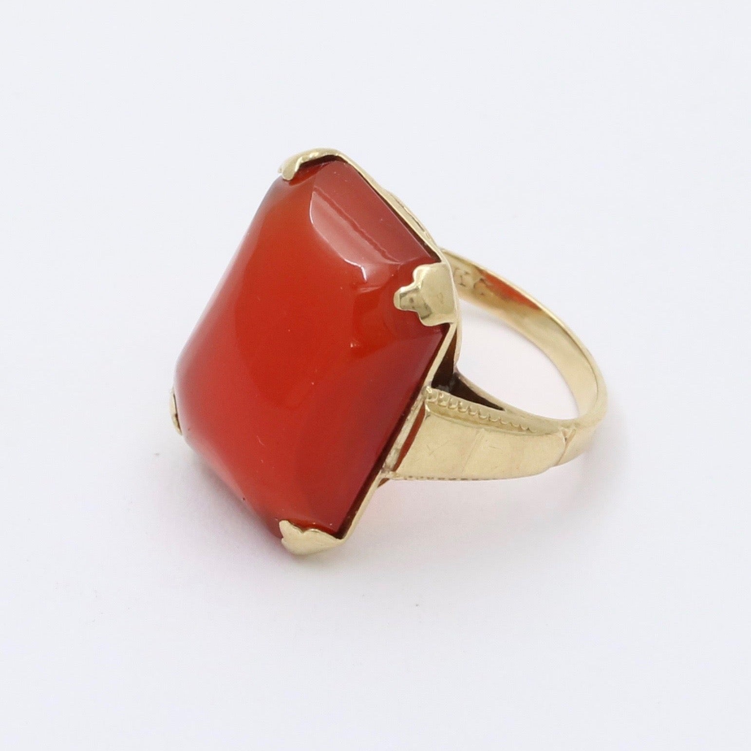 925 Silver Ring For Women - Men Orange Real Carnelian Stone Silver Ring  Size 6 August Birthstone Elegant Silver Ring Size 6 Gift For Women On  Anniversary 925 Silver Jewelry With Gemstone - Walmart.com