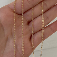 Smaller Everyday Chain in 14K Gold