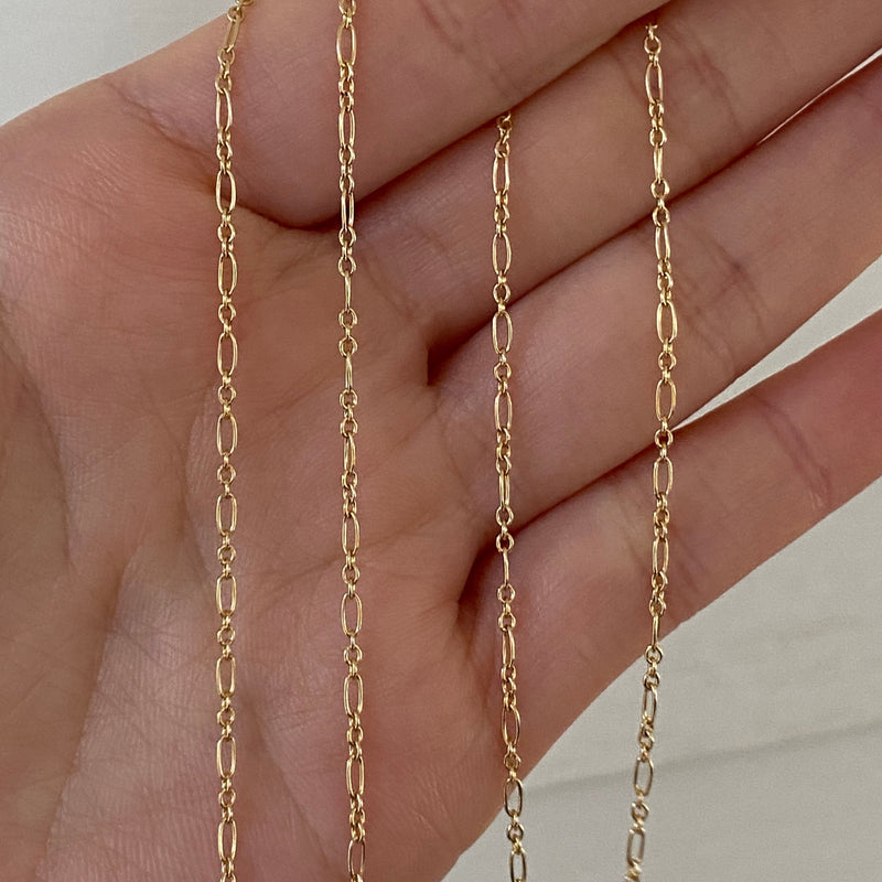 Smaller Everyday Chain in 14K Gold