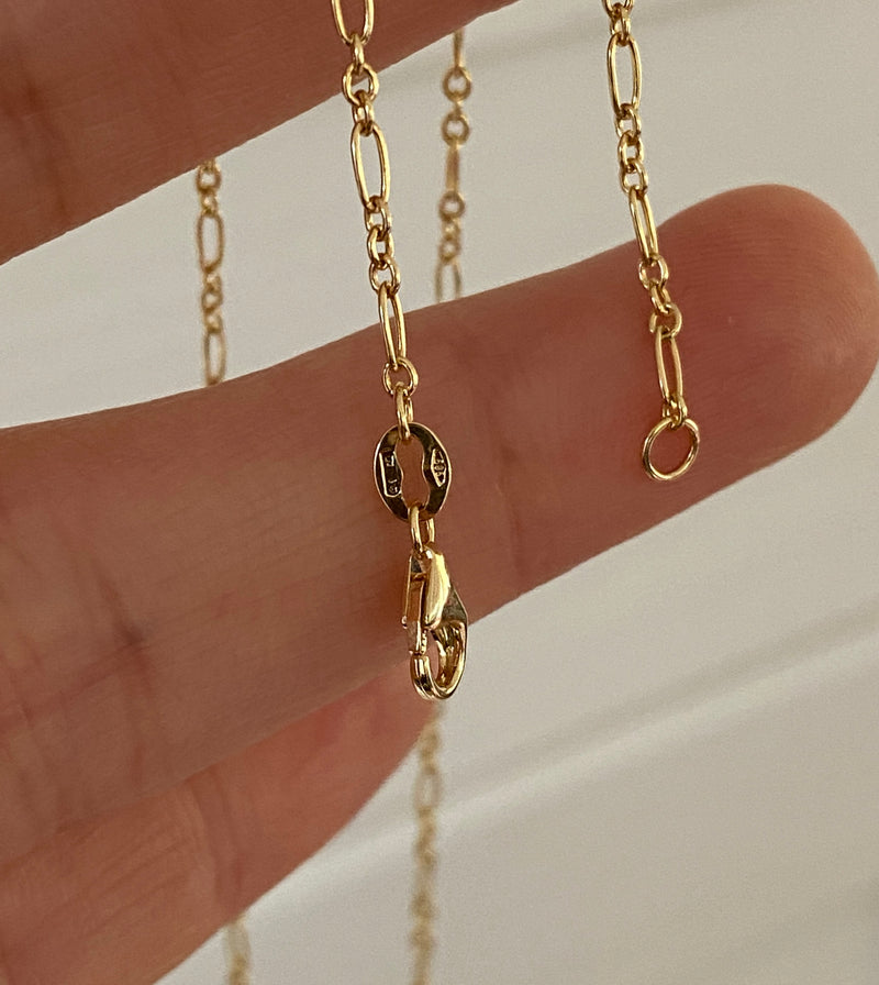 Smaller Everyday Chain in 14K Gold