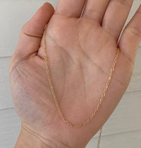 Smaller Everyday Chain in 14K Gold