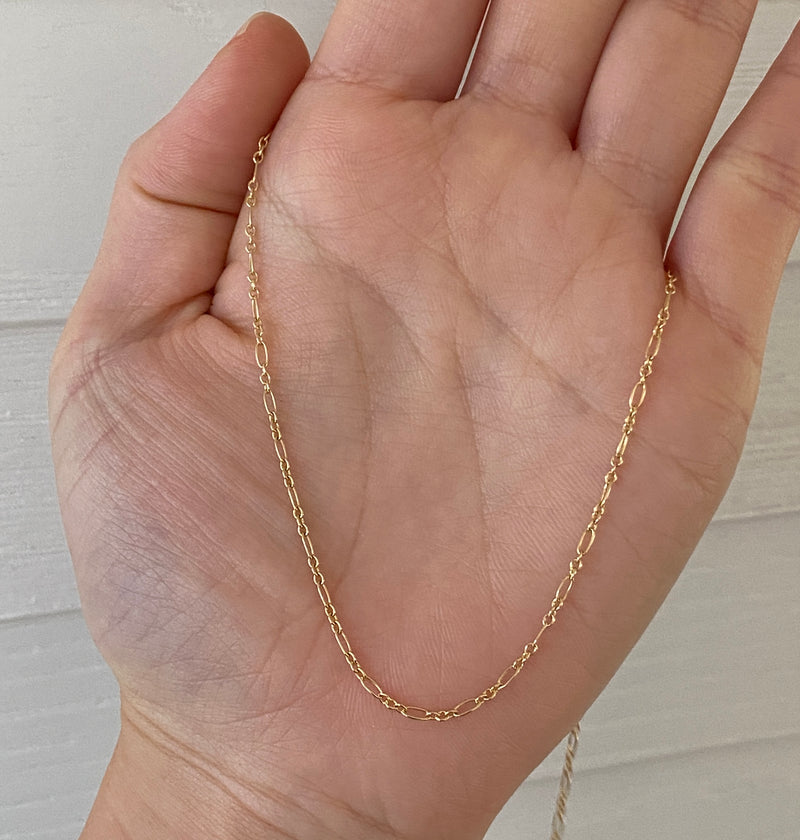 Smaller Everyday Chain in 14K Gold