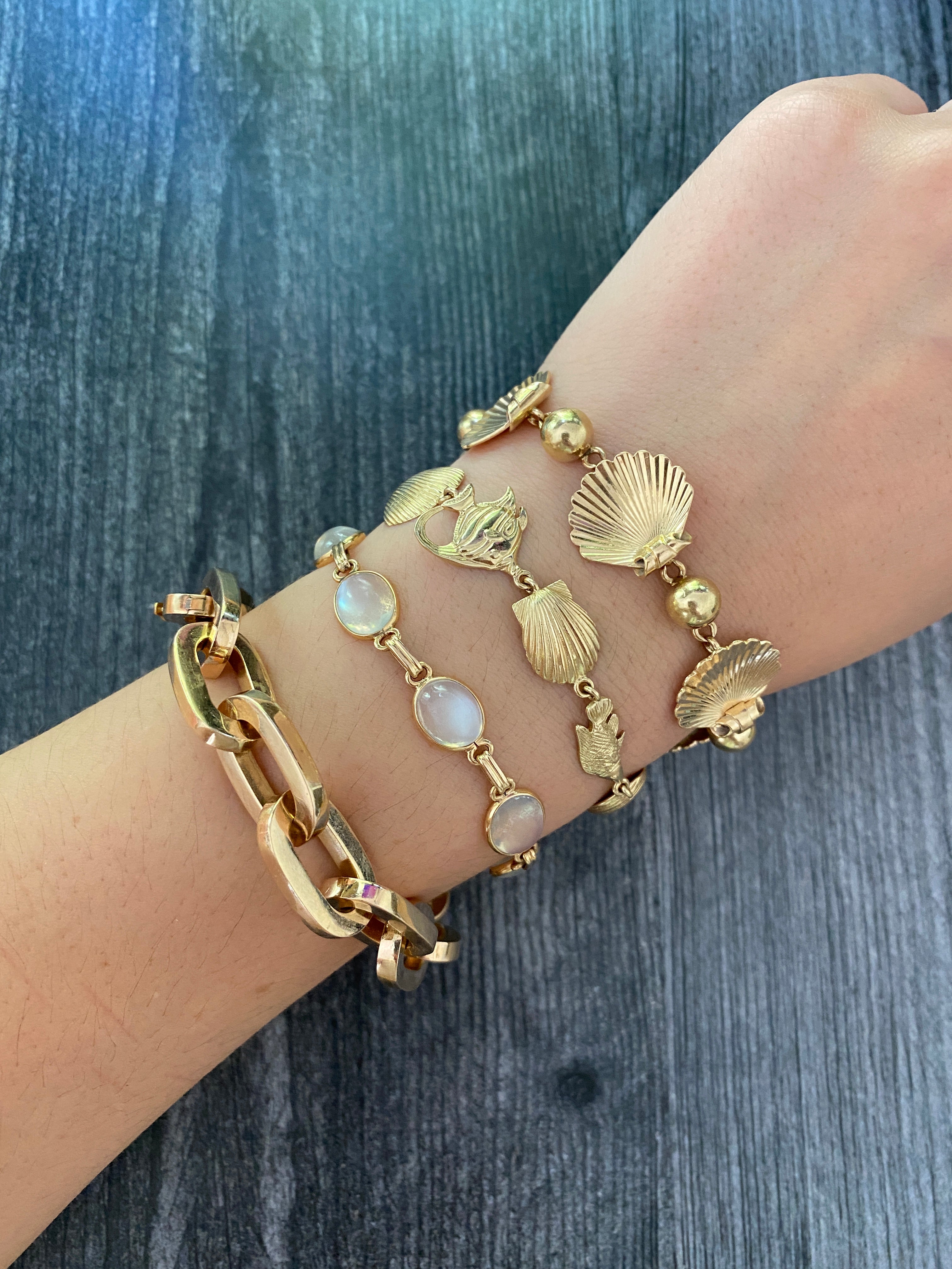 Maui gold - Shell bracelet - Trium Jewelry