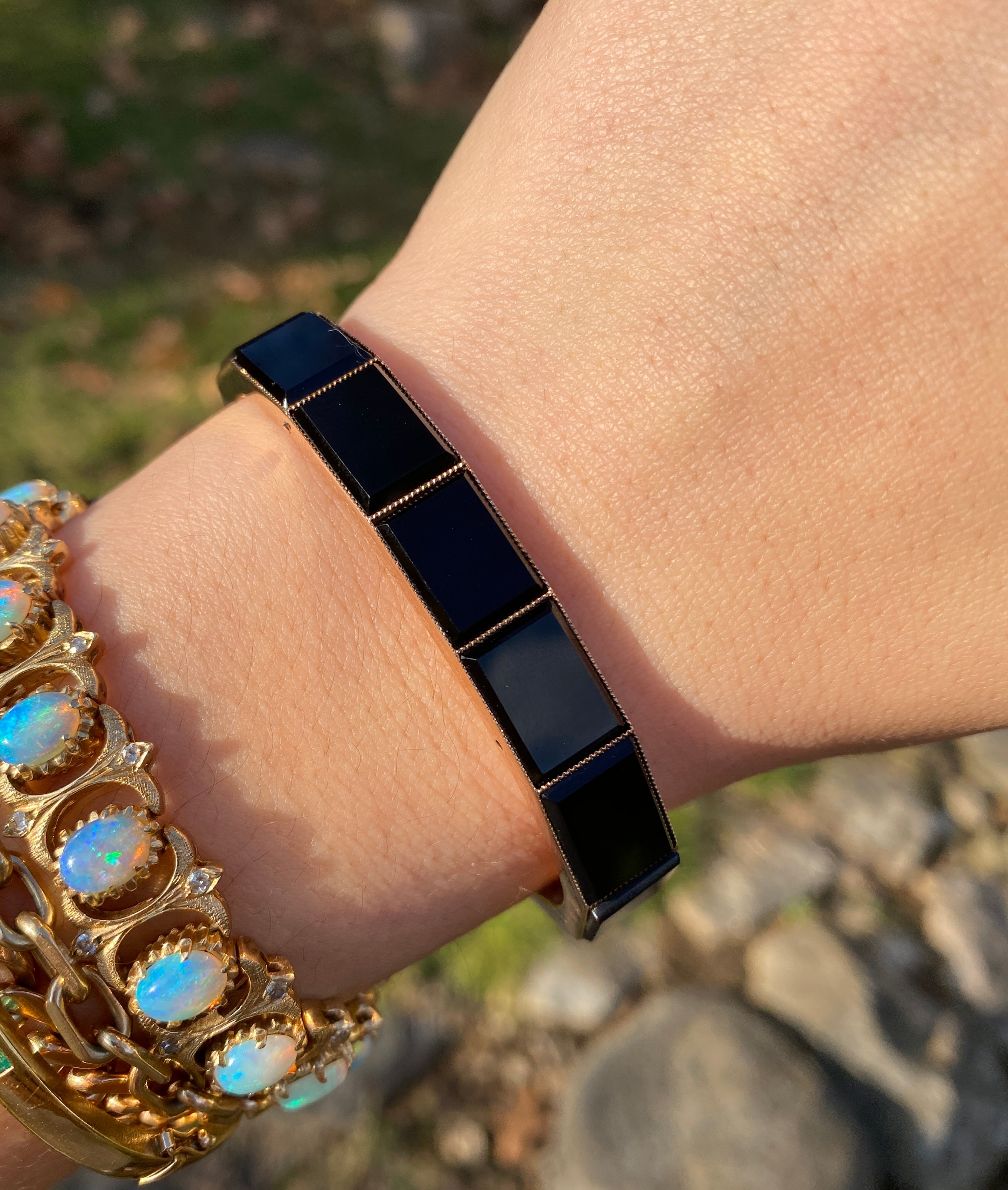 2x Feng Shui Black Obsidian Beads Bracelet Attract Wealth Good Luck Bangle  PIXIU | eBay