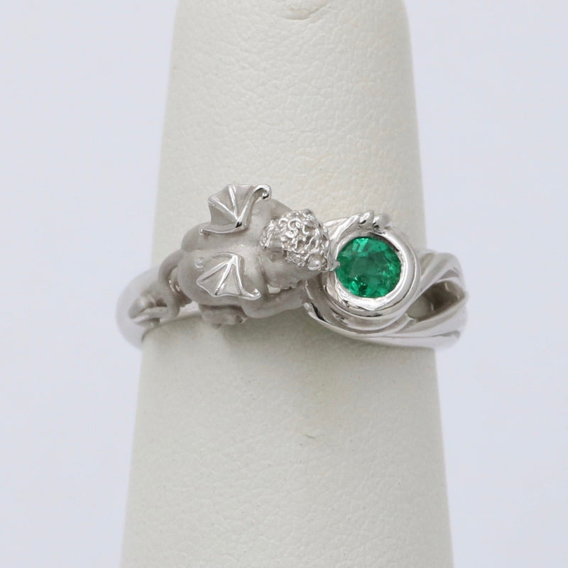 Carrera y Carrera Sweet Devil Emerald and 18K Gold Ring