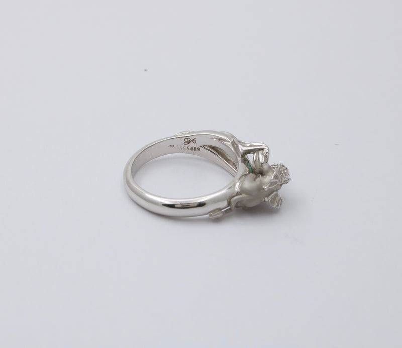 Carrera y Carrera Sweet Devil Emerald and 18K Gold Ring